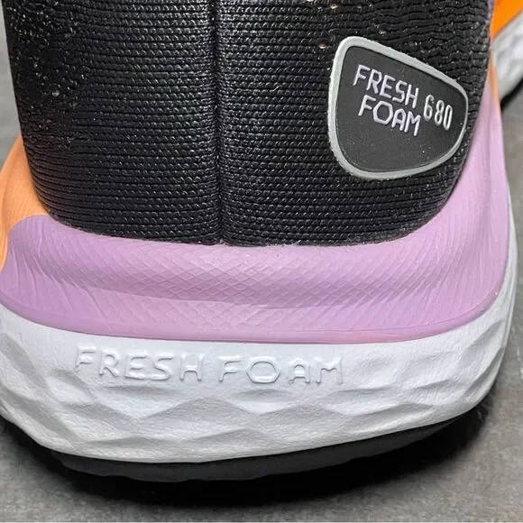 New Balance Fresh Foam 680 V7 Purple/Black/Orange Women's Running Shoes Size 11B - Picture 8 of 16